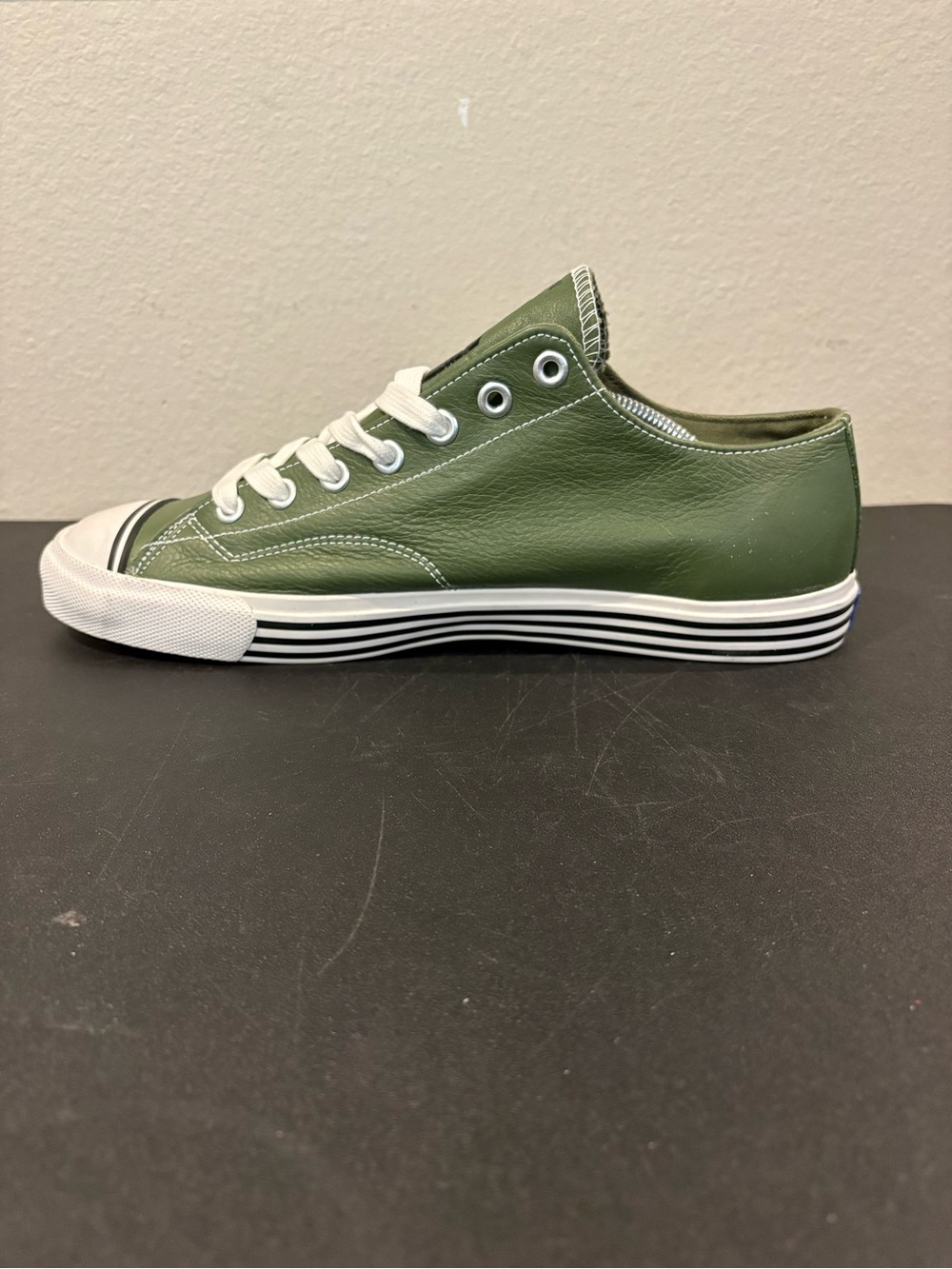 Biz Markie x PRO-Keds 69er Olive Green Leather Men’s Size 12 New In Box - Picture 5 of 11